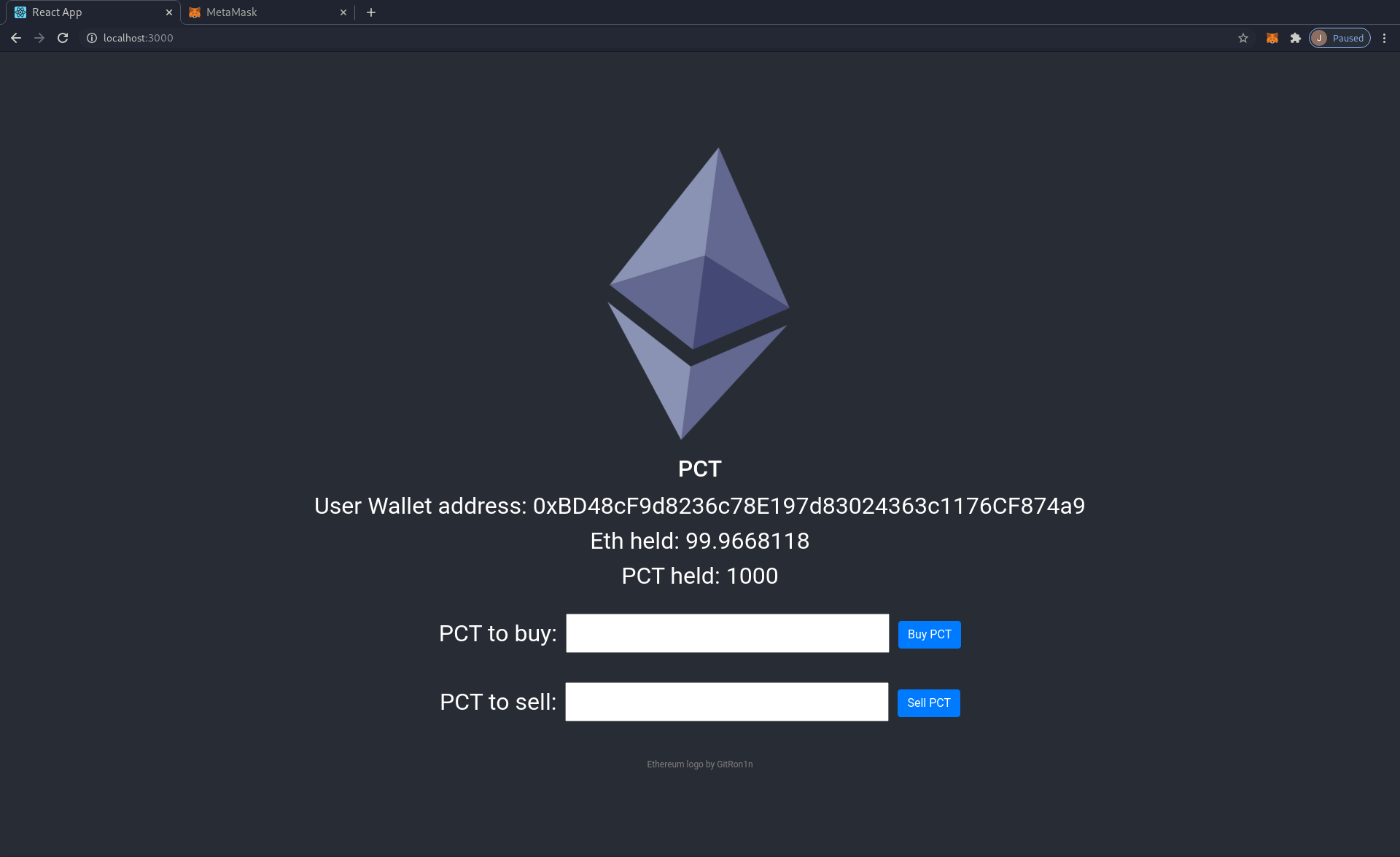 Chrome: Account 0 Details